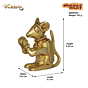 Brass Rat Figurine KBH07635