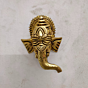 Brass Wall Hanging Ganesh Face Idol KBH07639