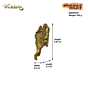 Brass Wall Hanging Ganesh Face Idol KBH07639