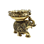 Brass Elephant Urli Bowl KBH07676