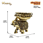 Brass Elephant Urli Bowl KBH07676