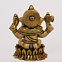 Handcrafted Ganesha Kamal Base Idol KBH07711