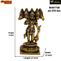 Brass Panchmukhi Hanuman Idol KBH07730