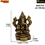 Brass Ganpati Idol KBH07733