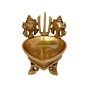 Brass Sangu Chakra Diya  KBH07743
