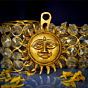 Brass Sun Wall Hanging KBH07759