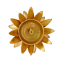 Brass Lotus Diya 3 Inch KBH07761