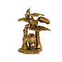 Brass Radha Krishna under tree 6 Inch KBH07907