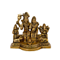 Brass Shiv Family Idol KBH07967