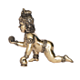 Brass Bal Krishna Idol KBH09574