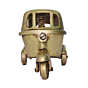 Brass Auto Rickshaw Model KBH09691