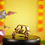 Brass Auto Rickshaw Model KBH09691