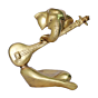 Brass Ganesha Idol  10 Inch KBH09695
