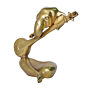 Brass Ganesha Idol  10 Inch KBH09695