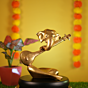 Brass Ganesha Idol  10 Inch KBH09695