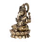 Brass Ganesha Idol KBH09696