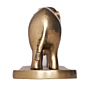 Brass Elephant on Plate KBH09714