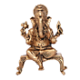 Brass Ganesha 2 Inch KBH09726