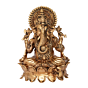Brass Ganesha Idol KBH09728