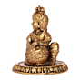 Laddu Gopal Brass Statue for Home Temple, Puja & Janmashtami Decoration, BH09732