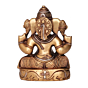 Brass Ganesha Idol KBH09825