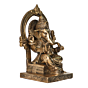 Brass Ganesha Idol KBH09826