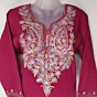 Embroidered Pure Cotton Straight Kurta for Women | Pink