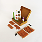 Miniature Terracotta Bricks | DIY Gift Pack| Reddish Brown Bricks | 138 Pieces