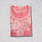 Nidhi Fashion Chikan Embroidery Kurti Pink