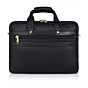 Genuine Leather Laptop Office Organiser Messenger Executive Bag For Men