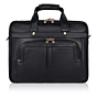Genuine Leather Laptop Office Organiser Messenger Executive Bag For Men