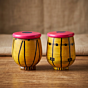 Handcrafted Wooden Miniature Tabla Set