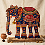 Handcrafted Leather Elephant Puppet 