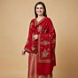 Handwoven Pashmina Wool Shawl | Maroon