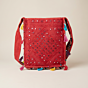 Handmade Mirror Work Sling Bag|10.5 x 12.5 Inches