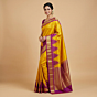 Handloom Salem Silk Saree | Yellow