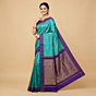 Handloom Kanchipuram Silk Saree | Sea Green