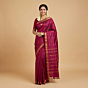Handwoven Kanchipuram Silk Saree | Maroon