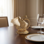 Handcrafted Metal Swan Napkin Holder|3.3 x 2.3 x 3.8 Inch