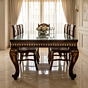 Handcrafted Rosewood Dining Table Set