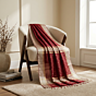 Handloom Maheshwari Silk Saree | Maroon