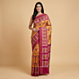 Handloom Double Ikat Silk Saree
