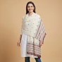 Handwoven Cotton Stole| White