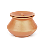 Terracotta Mitti Handi for Serving Hot Food