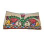 Jute Clutch Bag with Mithila Art