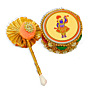 Shri Jagannath Kumkum Dibbi with Sindoor and Stick | 3.81 x 5.08 cm