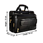 Genuine Leather Laptop Office Bag - A Blend of Elegance and Executive Officeman, Professionals, And Daily Travelers For Men