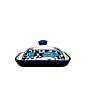 Ceramic Dish with Lid | Blue Pottery