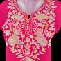 women embroided pure cotton short kurti