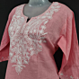 Women Embroidered Pure Cotton Straight Kurta